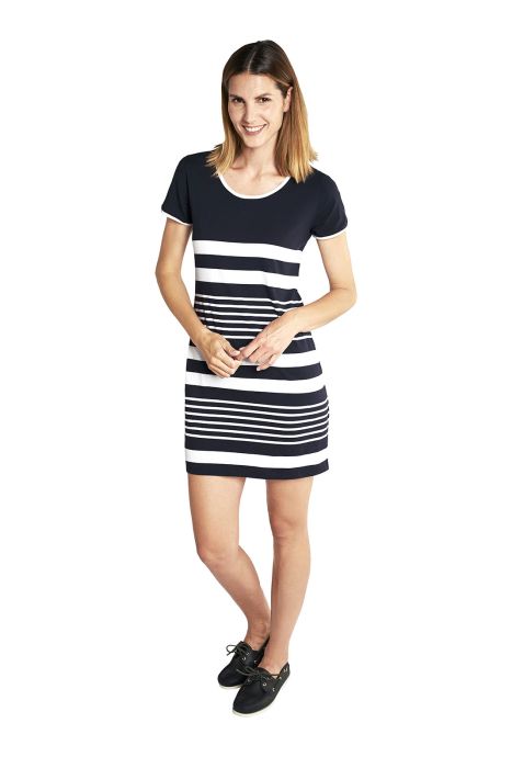 Vivienne gestreiftes Kleid Damen