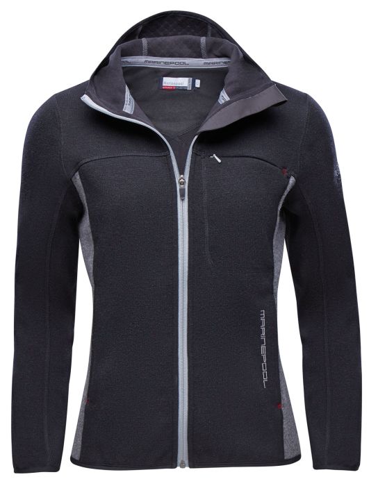 TECH WOOL Kapuzenjacke Damen