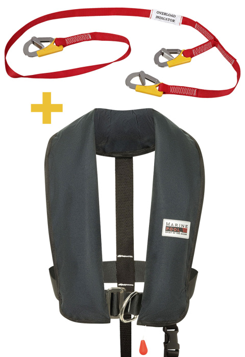 150N Classic ISO Lifejacket LB UML inkl. Safetyline