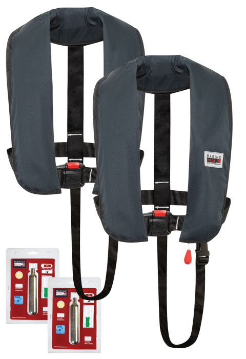 150N Classic ISO Lifejacket HR WB 2er Set inkl. Austauschkit