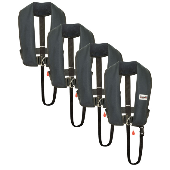 150N Classic ISO Lifejacket LB HR 4er Set