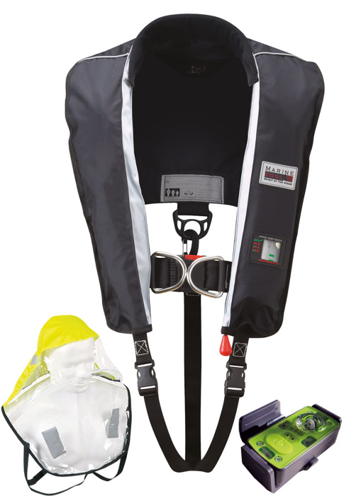 300N Pro 3D ISO Automatikweste UML Pro, Sprayhood, SOLAS Light