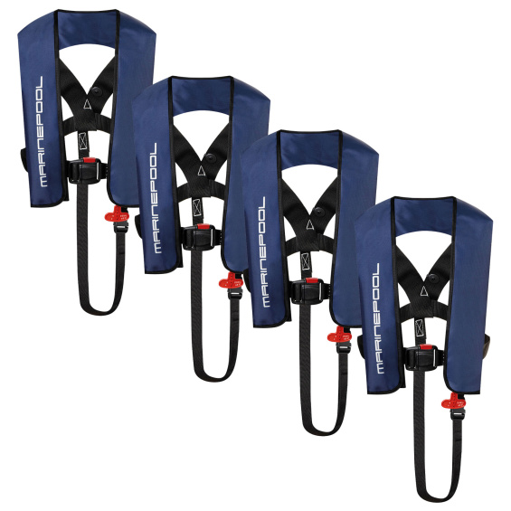 180N Racer ISO Lifejacket WB HR Alpha 4er Set