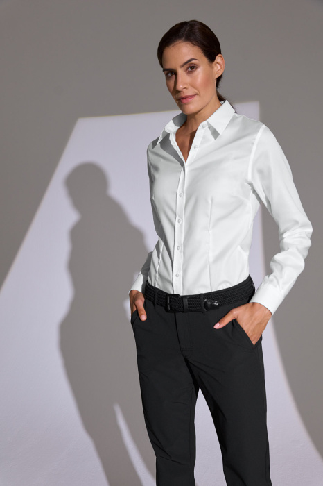 MP Pilot Noniron Damenbluse lang