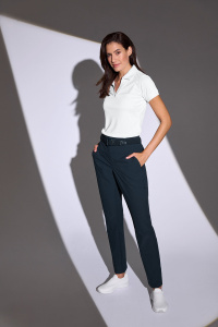 Silvi Crew V Neck Polo Damen