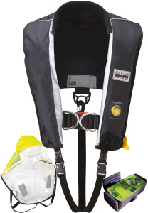 300N Pro 3D ISO Lifejacket MA1 + Sprayhood & light