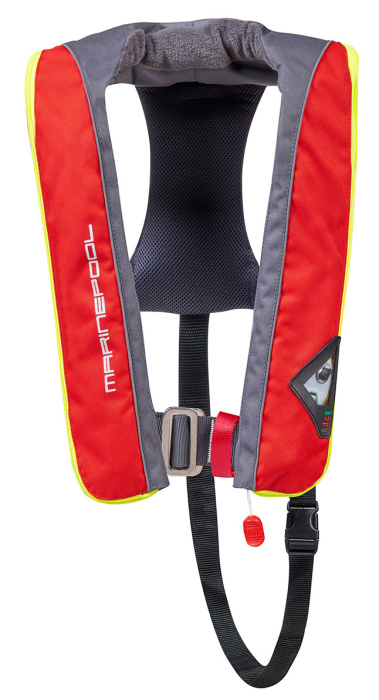 Schwimmweste von Marinepool  Automatik-Rettungsweste ISO 220N Sport Navy 