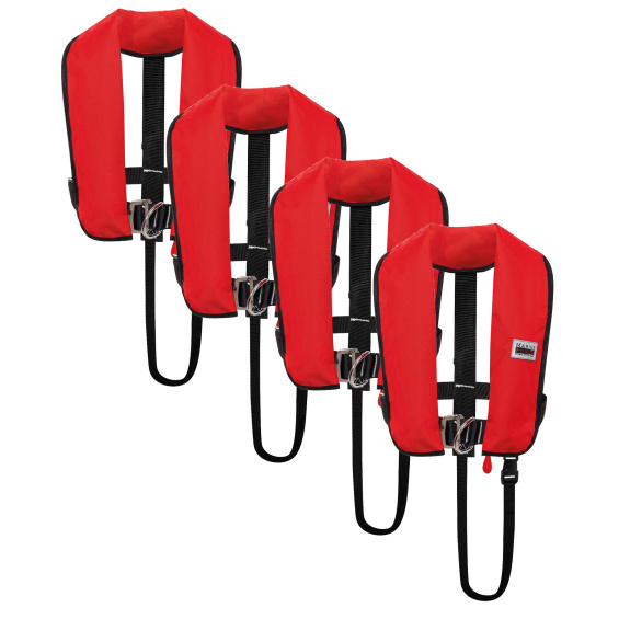 150N Classic ISO Lifejacket LB HR 4er Set