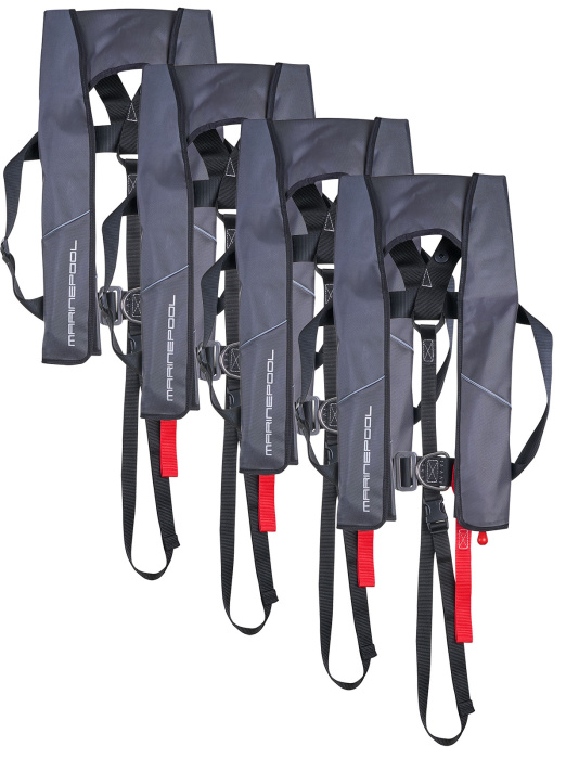 180N Racer ISO Lifejacket LB UML 4er Set