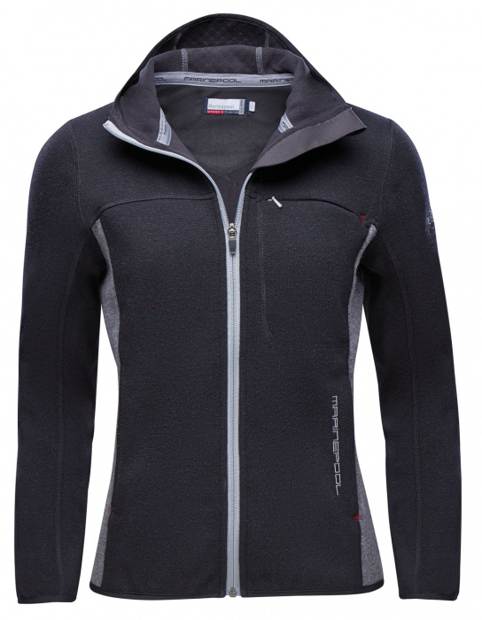 TECH WOOL Kapuzenjacke Damen
