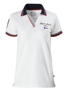 RR Fine V Neck Polo Damen