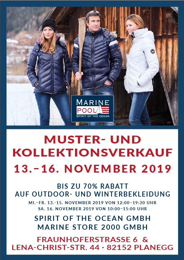 Lagerverkauf Herbst 2019