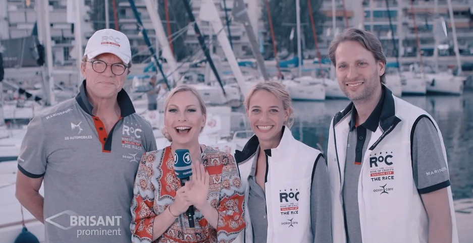 Rose of Charity - Siegerehrung bei der Promi-Regatta